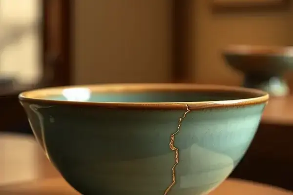 染付碗の修復